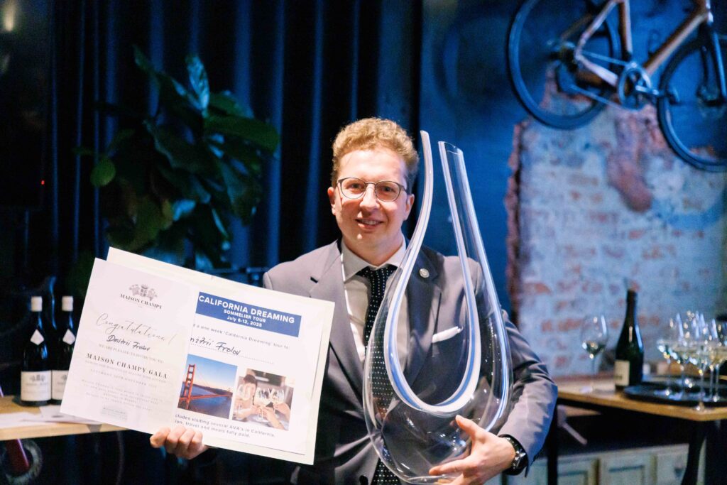 Best Sommelier of Finland 2025 Dmitrii Frolov